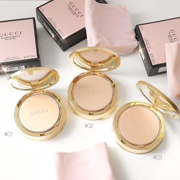 ⭐Gucci #03 MEDIUM Poudre De Beauté Mat Naturel Beauty Setting Powder ✅ BNIB - Picture 1 of 15